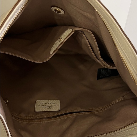 Ralph Lauren Rare Ivory Leather Fringe Hobo Bag NWOT - Picture 12 of 14